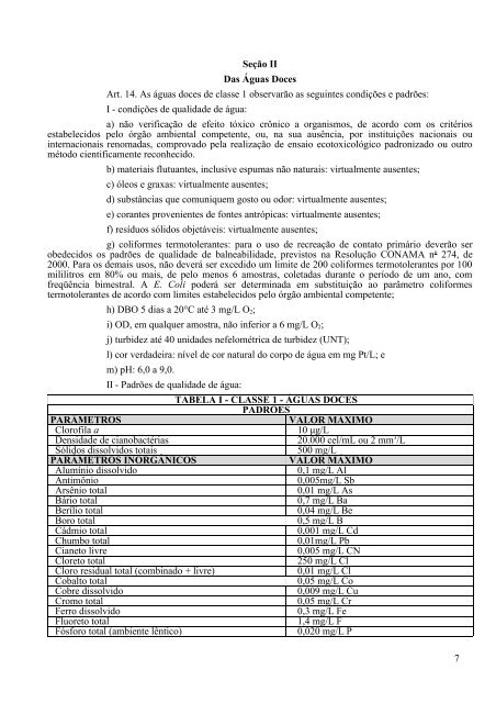 DeterminaÃ§Ã£o do Estado de EutrofizaÃ§Ã£o de um Lago Raso