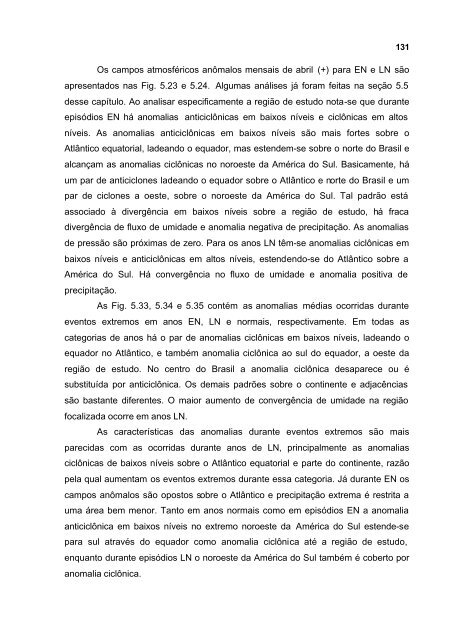 Impacto de EpisÃ³dios El NiÃ±o e La NiÃ±a sobre a FreqÃ¼Ãªncia de ...