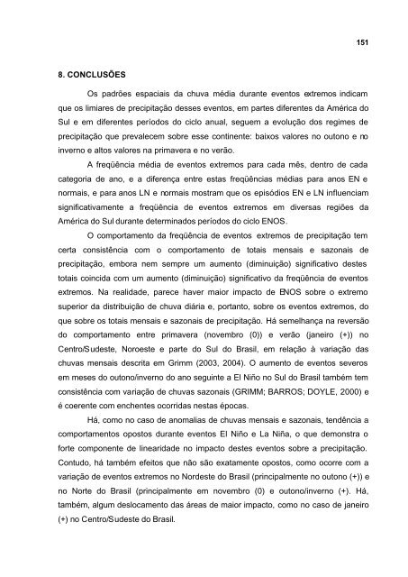 Impacto de EpisÃ³dios El NiÃ±o e La NiÃ±a sobre a FreqÃ¼Ãªncia de ...