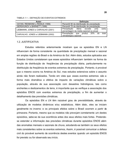 Impacto de EpisÃ³dios El NiÃ±o e La NiÃ±a sobre a FreqÃ¼Ãªncia de ...