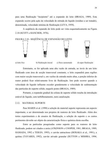 AvaliaÃ§Ã£o da EficiÃªncia de um Reator AnaerÃ³bio de Leito Fluidizado ...