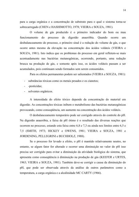 AvaliaÃ§Ã£o da EficiÃªncia de um Reator AnaerÃ³bio de Leito Fluidizado ...