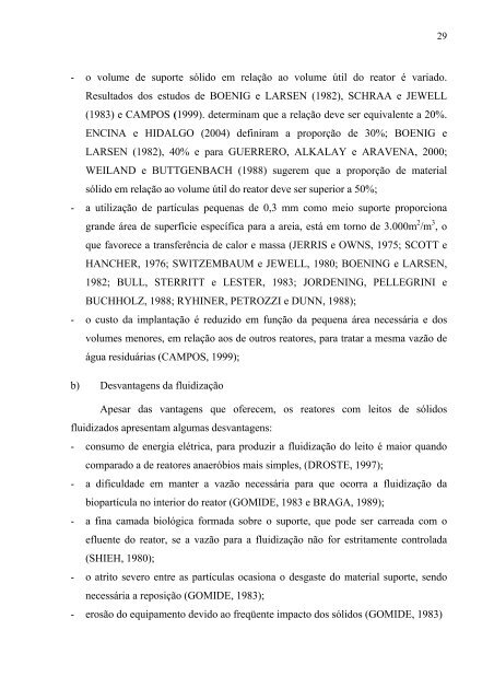 AvaliaÃ§Ã£o da EficiÃªncia de um Reator AnaerÃ³bio de Leito Fluidizado ...