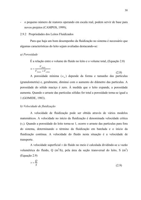 AvaliaÃ§Ã£o da EficiÃªncia de um Reator AnaerÃ³bio de Leito Fluidizado ...