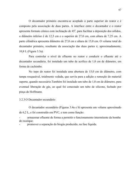 AvaliaÃ§Ã£o da EficiÃªncia de um Reator AnaerÃ³bio de Leito Fluidizado ...