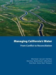 Managing California's Water - Public Policy Institute of California