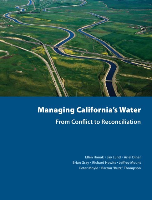 Managing California's Water - Public Policy Institute of California