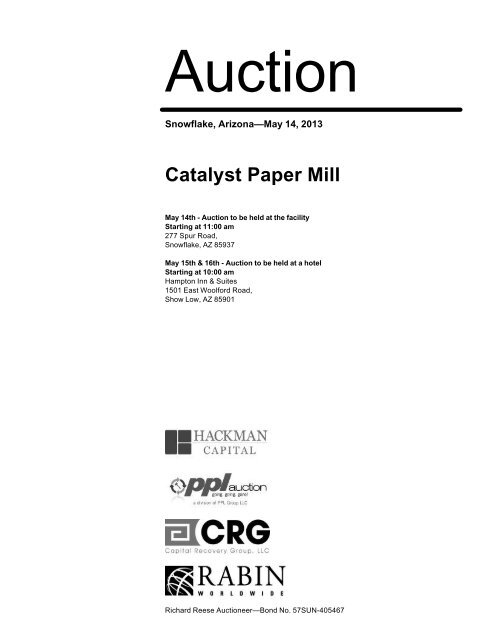 Catalyst Lot Catalog - PPL Group