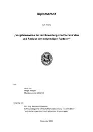 Vorgehensweise bei der Bewertung von Fachmärkten ... - Altmeppen