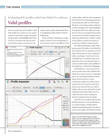 Evaluating ICC profiles with ColorThink Pro - Professional ...