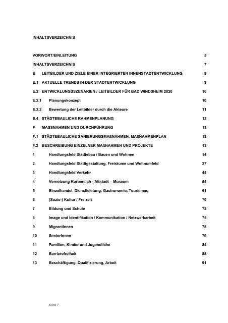 ALTSTADTSANIERUNG – SOZIALE STADT - Altstadt-aktiv