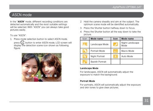 AP OPTIMA 147 User Manual - AgfaPhoto