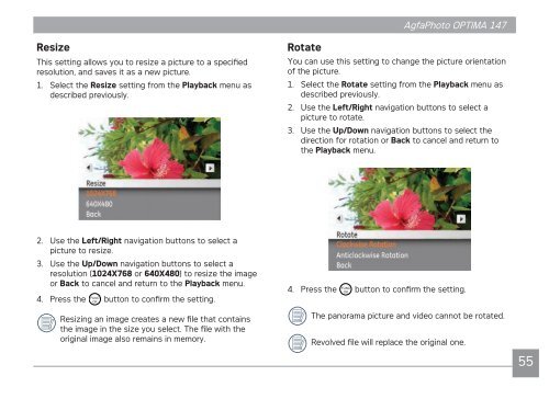 AP OPTIMA 147 User Manual - AgfaPhoto