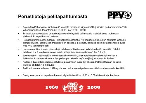 Hyödyllistä tietoa pelitapahtumasta - PPV