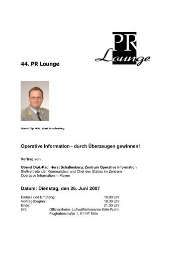 als PDF hier zum Download - PR-Lounge-KÃ¶ln