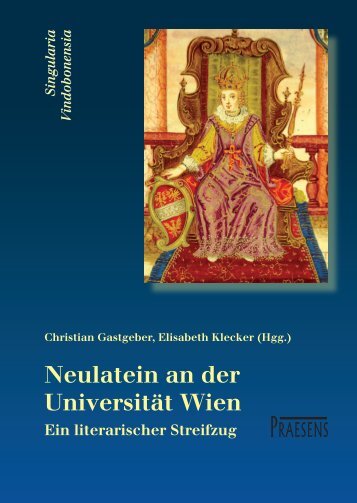 Neulatein an der UniversitÃ¤t Wien - Praesens Verlag