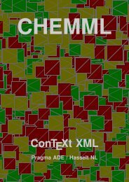 ChemML - Pragma ADE