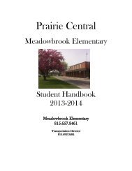 Handbook - Prairie Central CUSD