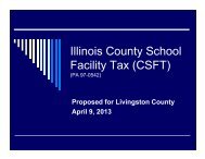 Illinois County School Facility Tax (CSFT) - Prairie Central CUSD