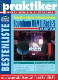 Soundman OKM II Rock-S mit Adapter A3: Stereo ... - Praktiker.at