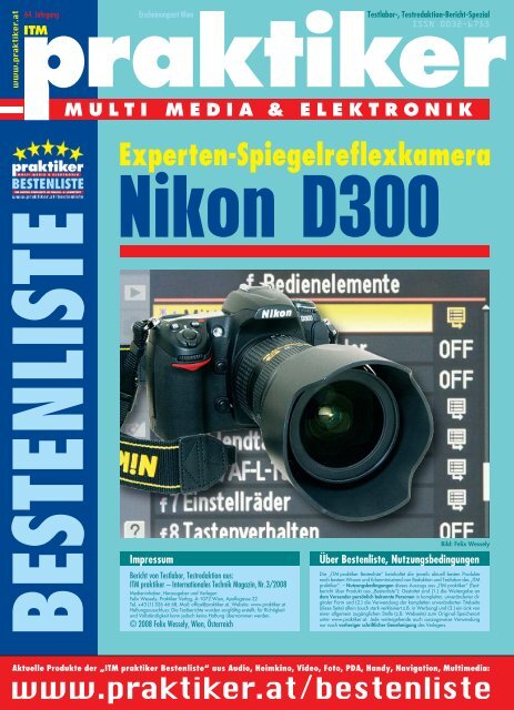 Nikon D300: Experten-Spiegelreflexkamera - ITM ... - Praktiker.at