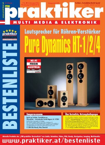 Pure Dynamics HT-1/2/4: Lautsprecher fÃ¼r RÃ¶hren ... - Praktiker.at