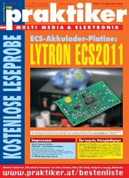 ECS-Akkulader-Platine Lytron ECS 2011 - ITM Mega ... - Praktiker.at