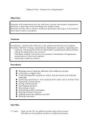 America as a Superpower--Unit Plan - Praktikum macht Schule