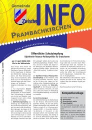 Zwischeninfo April 2008 - Prambachkirchen