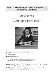 Stundenbild - Anne Frank von Auer Stefan