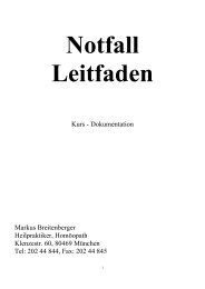 Vorgehen bei jedem Notfall - Markus Breitenberger