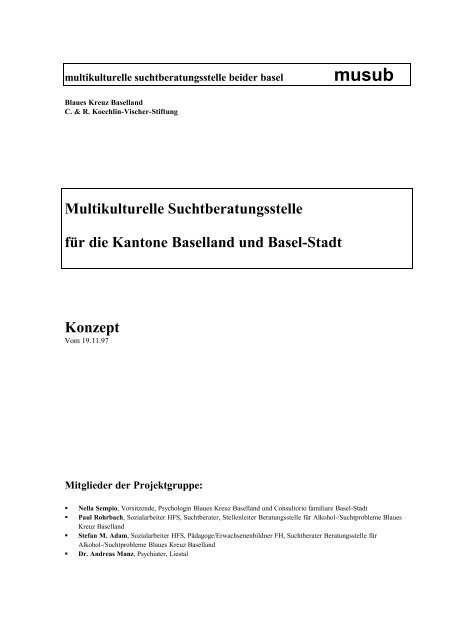 der multikulturellen Suchtberatungsstelle - Praxis T-15