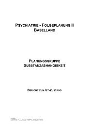 Planungsgruppe SubstanzabhÃ¤ngigkeit - Bericht zum ... - Praxis T-15