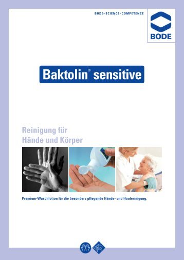 BaktolinÂ® sensitive - Produkte - Bode Chemie