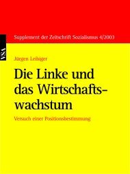 die linke und das wirtschaftswachstum - Initiative Praxisphilosophie ...