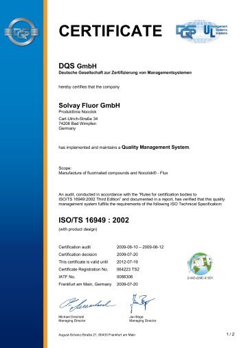 Solvay Fluor GmbH - Aluminium Brazing Blog