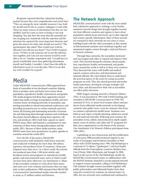 MEASURE Communication Final Report - Population Reference ...