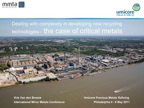 full screen - Umicore Precious Metals Refining