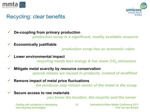 full screen - Umicore Precious Metals Refining