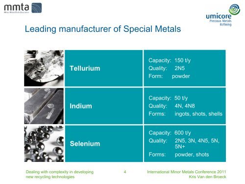 full screen - Umicore Precious Metals Refining