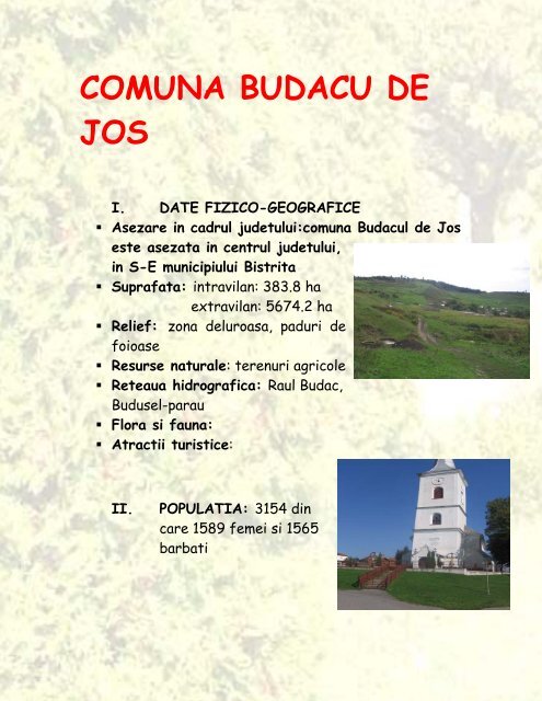 COMUNA BUDACU DE JOS