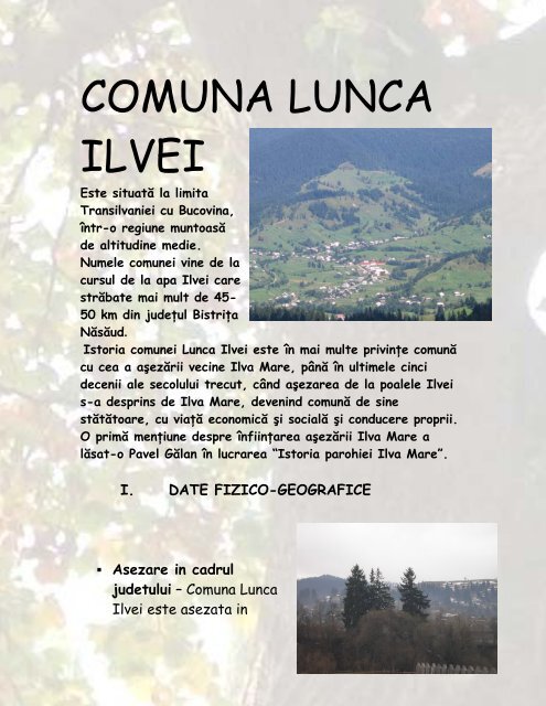 COMUNA LUNCA ILVEI