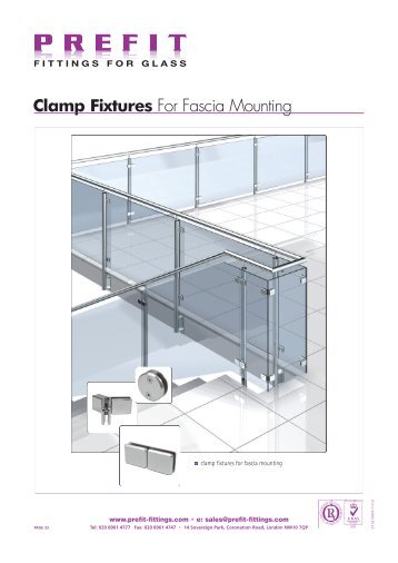 Clamp Fixtures For Fascia Mounting - PREFIT