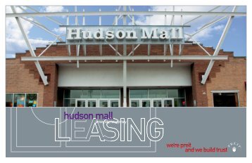 hudson mall - Pennsylvania Real Estate Investment Trust