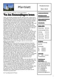 Pfarrblatt Prellenkirchen MÃ¤rz 2010