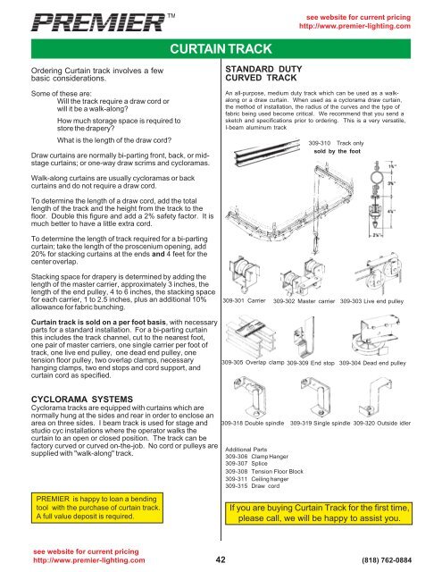 Curtain Tracking Single Carrier