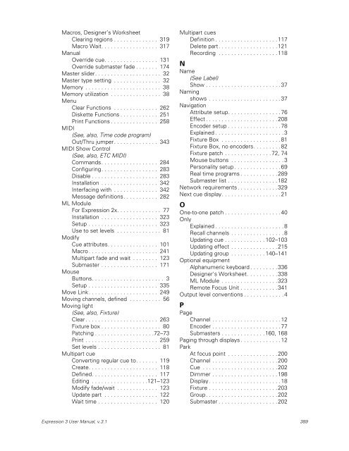 Expression 3 - ETC