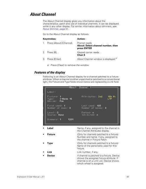 Expression 3 - ETC