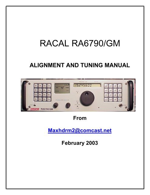 RACAL RA6790/GM HF RECEIVER 受信機 RACAL RA6790/GM HF RECEIVER 受信機
