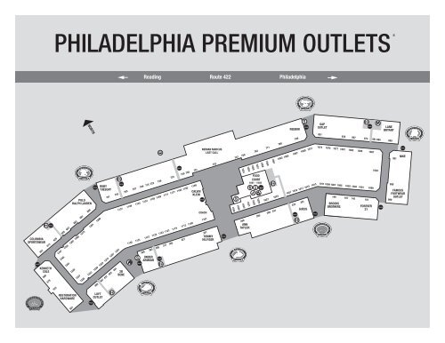 Locations of Premium Outlet Centers Across the US